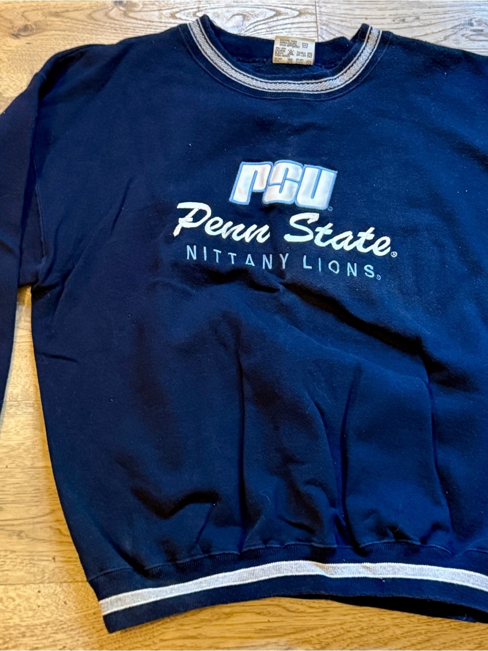 Vintage Penn State Nittany Lions Navy Crewneck Sweatshirt Large